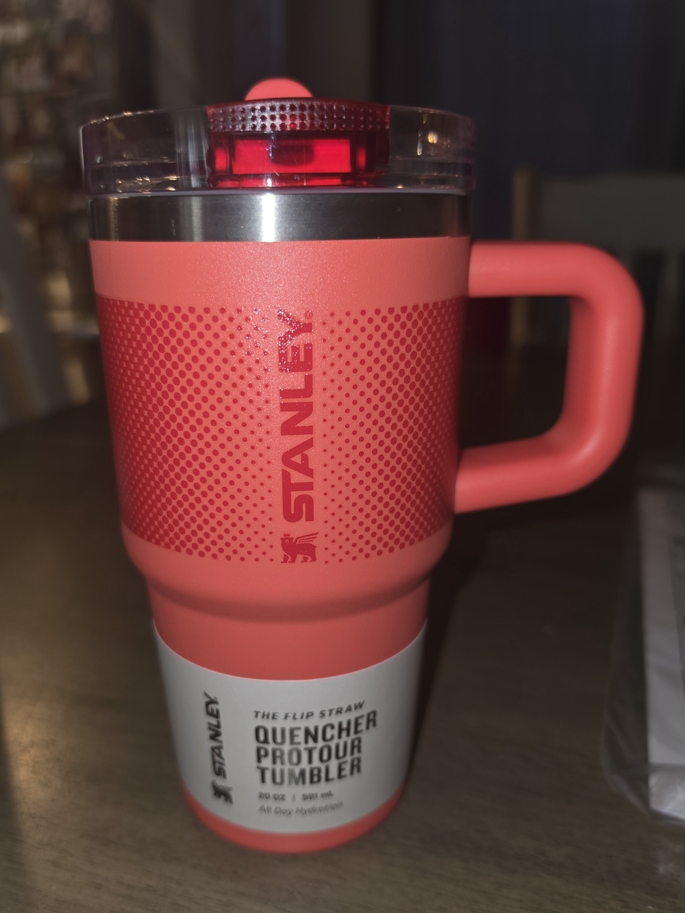 Stanley The Flip Straw Quencher ProTour Tumbler - Coral Pink